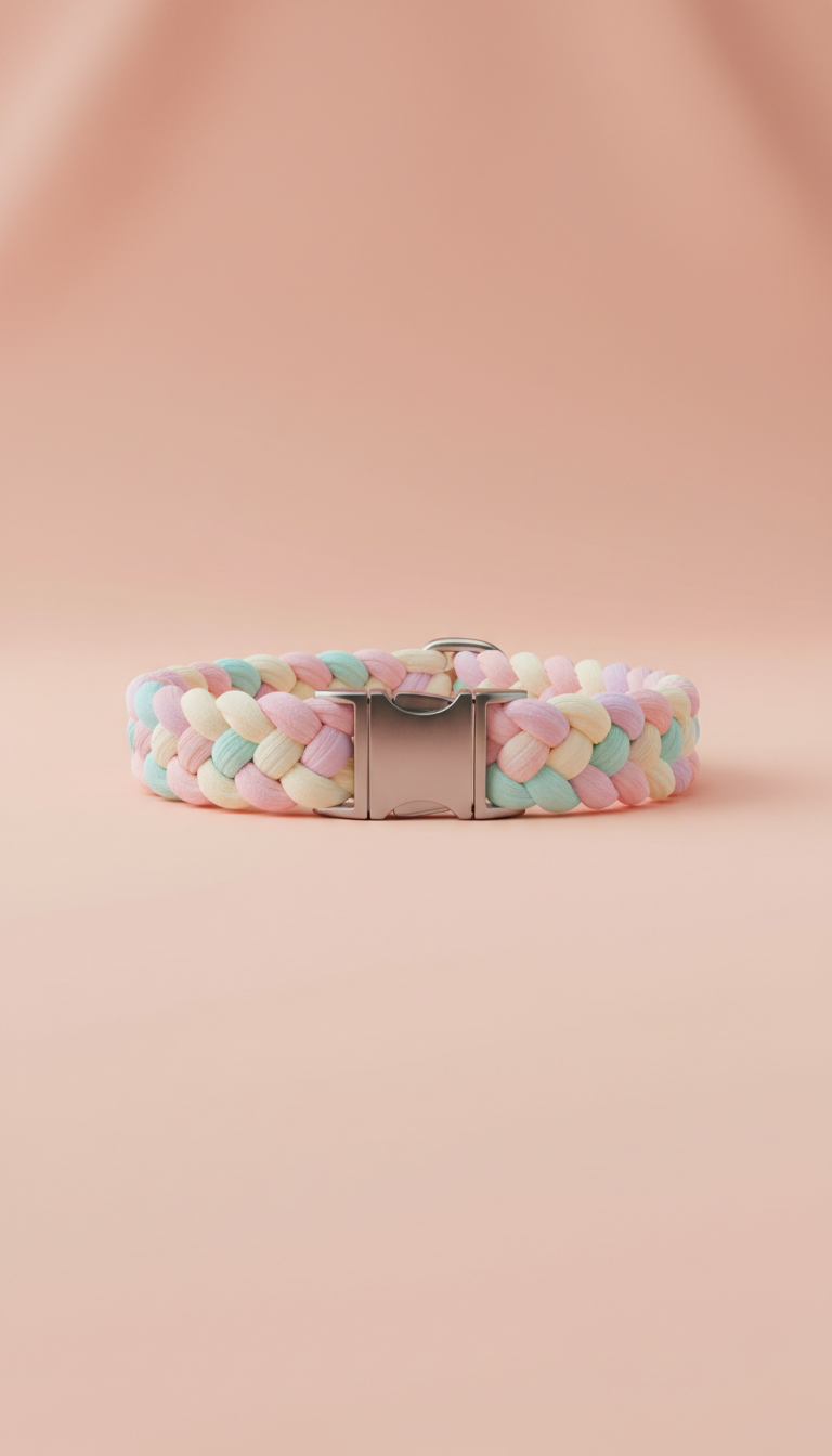 Collar para perro tono pastel